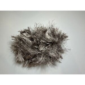 Lot Of 1 Lion BRAND Brown/Gray Eyelash Yarn